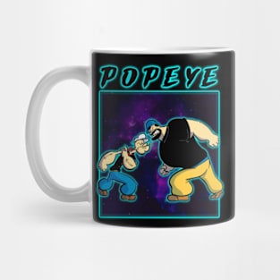 Popeyes Epic Spinach Boost Step into the Action-Packed World of This Sailor and His Mighty Feats Mug